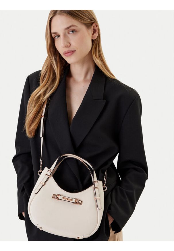 Guess Torebka Lefia HWBG96 44050 Biały. Kolor: biały. Materiał: skórzane