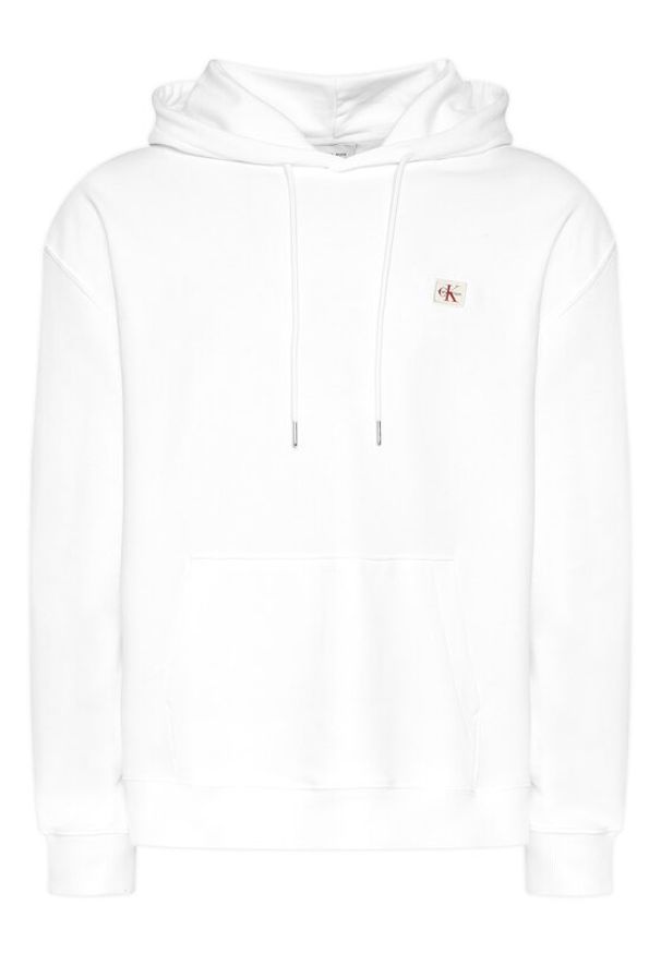 Calvin Klein Bluza LV04RC274G Biały Regular Fit. Kolor: biały. Materiał: bawełna