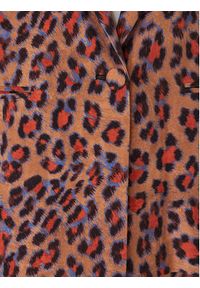 LOLA CASADEMUNT Marynarka MS2602005 Brązowy Straight Fit. Kolor: brązowy. Materiał: syntetyk #3