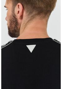 Guess - GUESS Czarny męski t-shirt Arlo Cn, Rozmiar S. Kolor: czarny #8