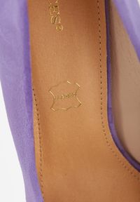 Born2be - Ciemnofioletowe Klasyczne Szpilki Vices z Wkładką ze Skóry Naturalnej Ennoriel. Kolor: fioletowy. Materiał: skóra. Obcas: na szpilce. Styl: klasyczny #6