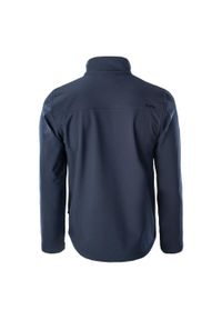 Hi-tec - Kurtka Softshellowa Męska Livaro. Kolor: pomarańczowy, niebieski, wielokolorowy. Materiał: softshell. Sport: turystyka piesza