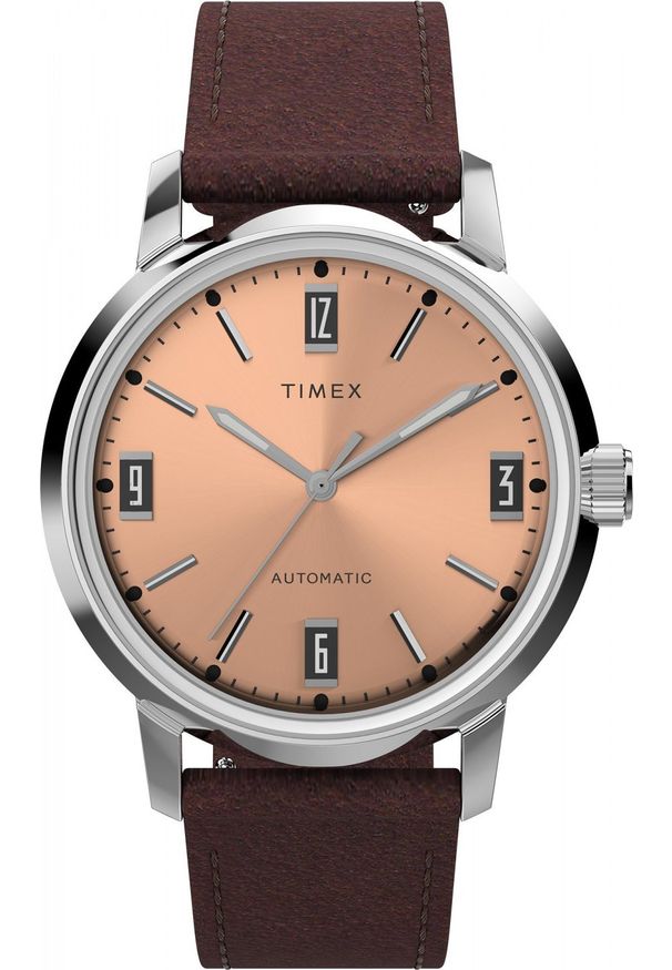 Zegarek Timex Zegarek męski Timex TW2W33800 brązowy. Kolor: brązowy