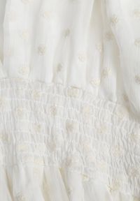 Born2be - Biała Rozkloszowana Sukienka Kopertowa Bez Rękawów Zdobiona Haftem Oretia. Okazja: na randkę, na imprezę. Typ kołnierza: dekolt kopertowy. Kolor: biały. Materiał: poliester. Długość rękawa: bez rękawów. Wzór: aplikacja, haft. Typ sukienki: kopertowe. Styl: elegancki #5