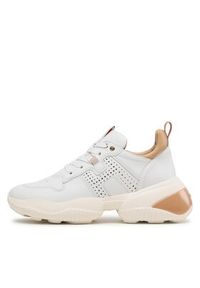 Hogan - HOGAN Sneakersy HXW5680EC90LE9 Biały. Kolor: biały. Materiał: skóra #3