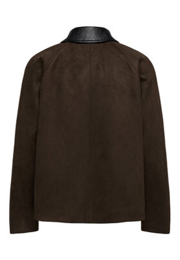 only - ONLY Kurtka z imitacji skóry Abbie 15372234 Brązowy Regular Fit. Kolor: brązowy. Materiał: skóra