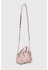 DKNY - Dkny torebka skórzana kolor różowy. Kolor: różowy. Materiał: skórzane #2