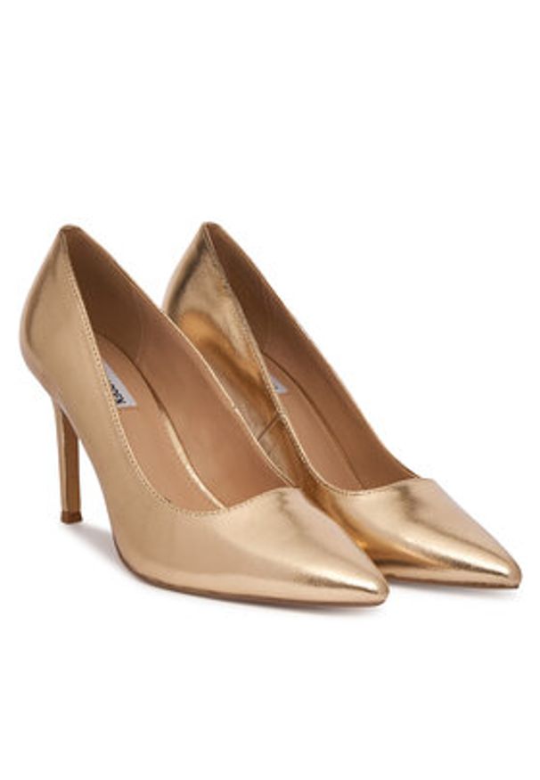 Steve Madden Szpilki Secured 11004877 Złoty. Kolor: złoty. Materiał: skóra. Obcas: na szpilce