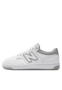 New Balance Sneakersy BB480LGM Biały. Kolor: biały. Materiał: skóra #5