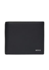BOSS Portfel Jace 50568412 Czarny. Kolor: czarny. Materiał: skóra #1
