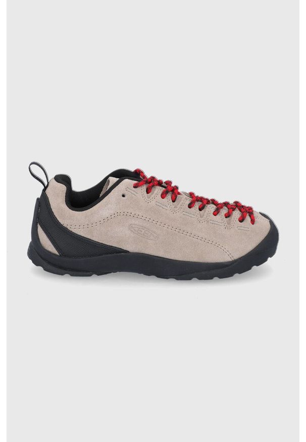 keen - Keen Buty Jasper damskie kolor beżowy. Zapięcie: sznurówki. Kolor: beżowy. Materiał: guma