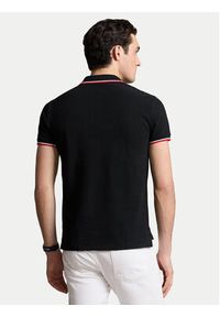 Polo Ralph Lauren Polo Ssl 710842621001 Czarny Slim Fit. Typ kołnierza: polo. Kolor: czarny. Materiał: bawełna #4