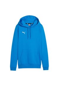 Puma - Damska Bluza Z Kapturem Team Goal Casual. Typ kołnierza: kaptur. Kolor: niebieski