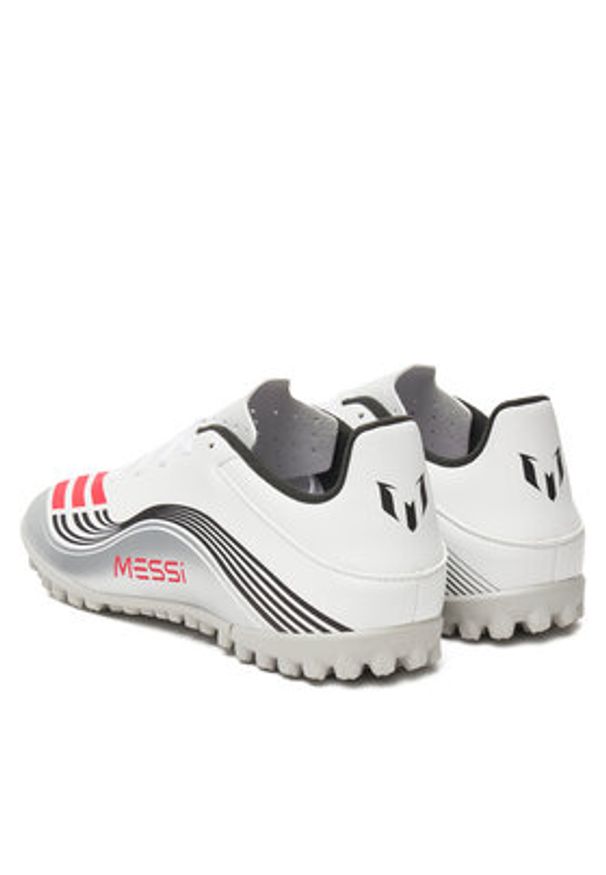 Adidas - adidas Buty do piłki nożnej F50 Messi Club JP7445 Biały. Kolor: biały. Materiał: skóra