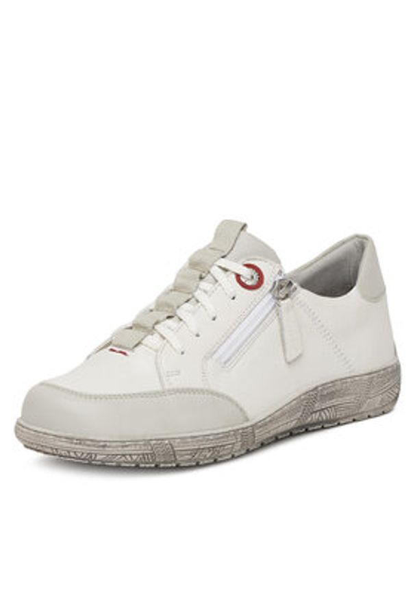 Go Soft Półbuty WI23-COMFORT-02 Biały. Kolor: biały. Materiał: skóra