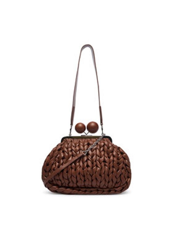 Weekend Max Mara Torebka 2615511055650 Brązowy. Kolor: brązowy. Materiał: skórzane
