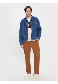 Tommy Jeans Kurtka jeansowa DM0DM17472 Granatowy Regular Fit. Kolor: niebieski. Materiał: bawełna #5