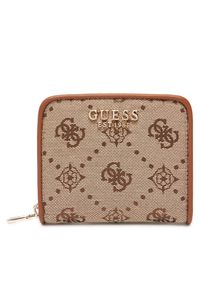 Guess Mały Portfel Damski SWJP96 54137 Beżowy. Kolor: beżowy. Materiał: materiał