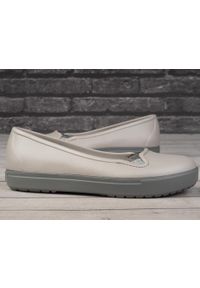 Buty damskie baleriny Crocs CITILANE FLAT. Kolor: szary. Styl: sportowy