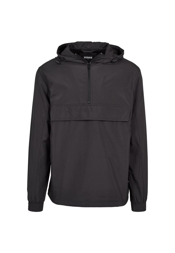 Urban Classics - Kurtka Damska Wkładana Przez Głowę Basic. Kolor: czarny. Sport: turystyka piesza