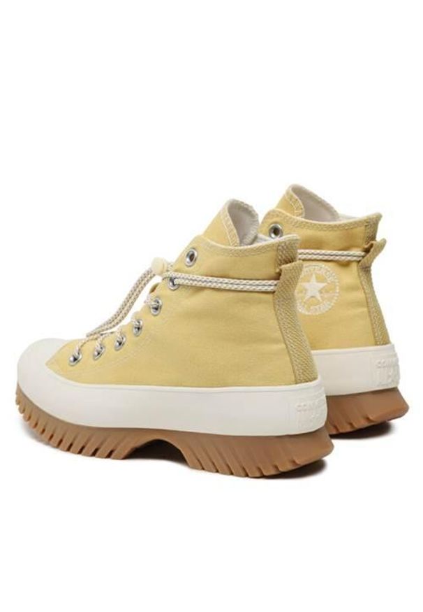 Buty do chodzenia damskie Converse A03500C. Wysokość cholewki: za kostkę. Kolor: beżowy. Materiał: syntetyk, materiał. Szerokość cholewki: normalna. Sport: turystyka piesza