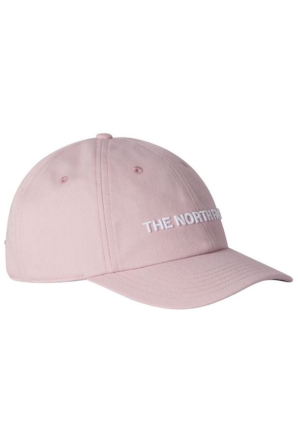 Czapka z daszkiem The North Face Norm 0A7WHPNIB1 - różowa. Kolor: różowy. Materiał: poliester, bawełna, materiał. Styl: klasyczny