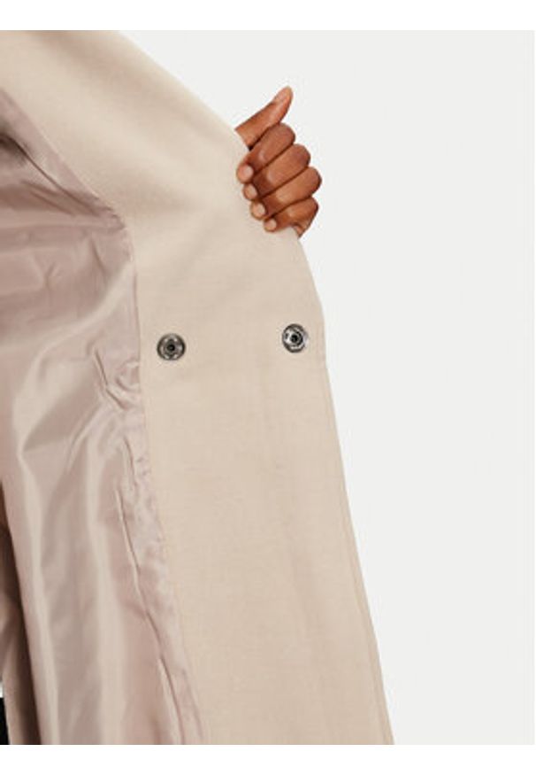 JDY Płaszcz przejściowy Frankie 15330201 Beżowy Regular Fit. Kolor: beżowy. Materiał: syntetyk