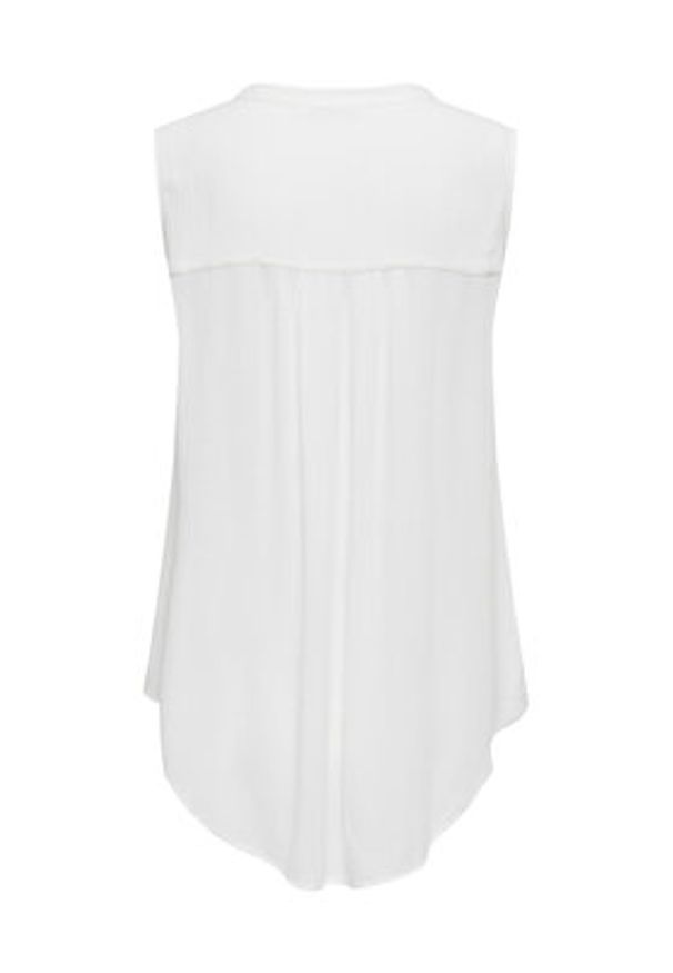 only - ONLY Bluzka 15213420 Biały Regular Fit. Kolor: biały. Materiał: wiskoza