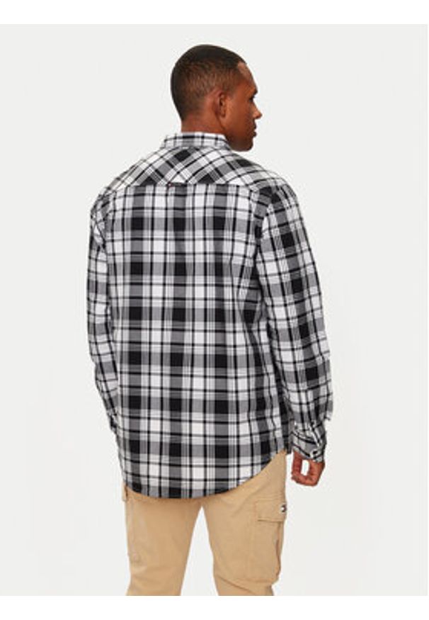 Tommy Jeans Koszula DM0DM19655 Szary Regular Fit. Kolor: szary. Materiał: bawełna