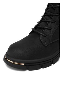 DeeZee Trzewiki 60110-1 Czarny. Kolor: czarny. Materiał: materiał #4