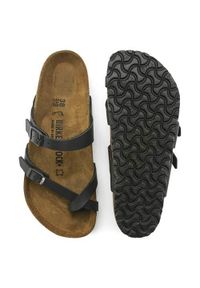 Klapki damskie Birkenstock Mayari BF. Kolor: czarny. Materiał: materiał