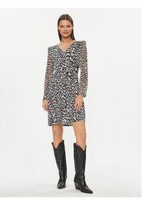 Morgan Sukienka codzienna 241-RLUISA Czarny Regular Fit. Okazja: na co dzień. Kolor: czarny. Materiał: syntetyk. Typ sukienki: proste. Styl: casual #6