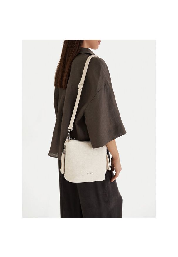 Torebka Lasocki. Kolor: kremowy