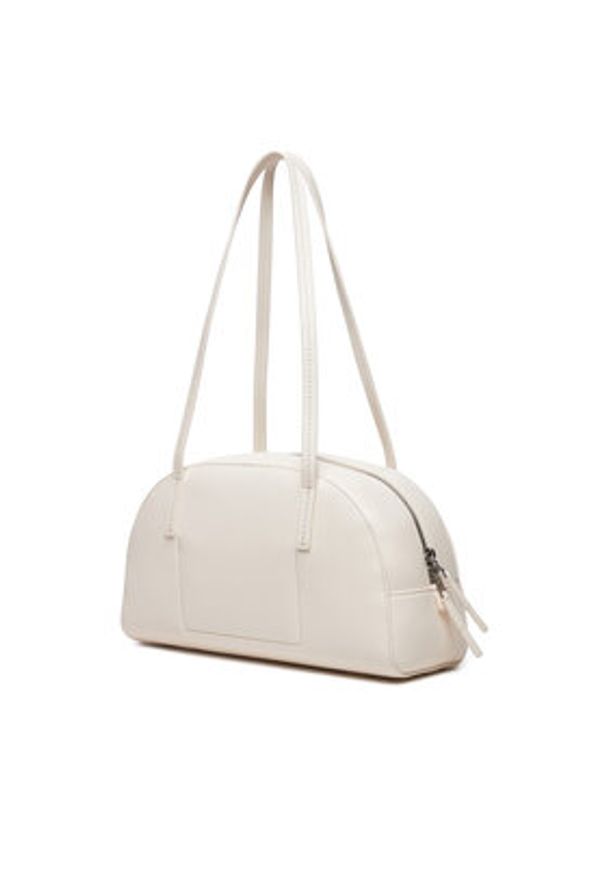 Calvin Klein Torebka Ck Glide Elongated Shoulder Bag K60K612819 Biały. Kolor: biały. Materiał: skórzane