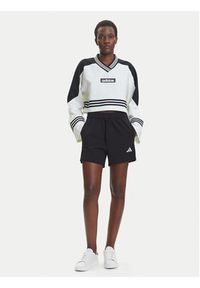 Adidas - adidas Szorty sportowe Essentials 3-Stripes JD0908 Czarny Regular Fit. Kolor: czarny. Materiał: bawełna