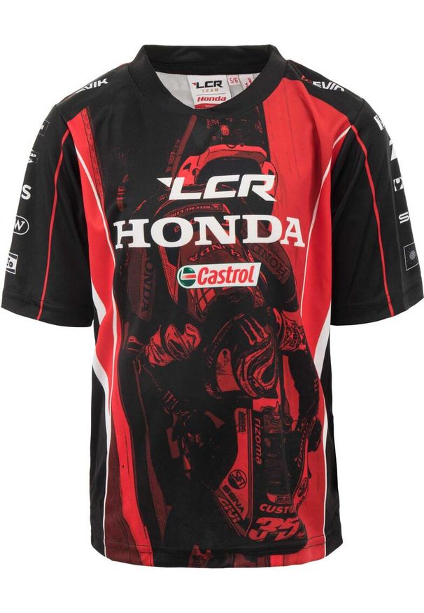 ZONE PERFECT - T-shirt Honda LCR dla dzieci 152-158 - Styl i Komfort. Kolor: wielokolorowy. Materiał: poliester