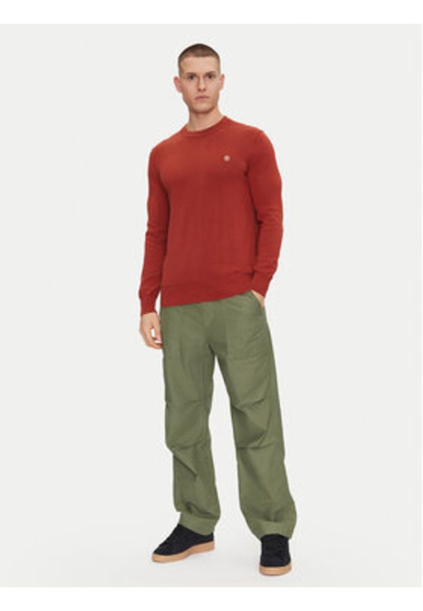 Timberland Sweter TB0A2BMM Czerwony Regular Fit. Kolor: czerwony. Materiał: bawełna
