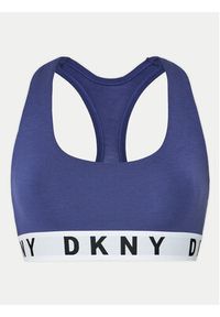 DKNY Biustonosz top DK4519 Niebieski. Kolor: niebieski. Materiał: bawełna