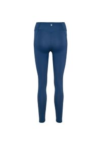 Damskie legginsy z wysokim stanem Hummel Mt Active. Stan: podwyższony. Kolor: niebieski