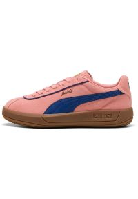 Buty sportowe damskie Puma Club Klassika Sd. Okazja: na co dzień. Kolor: wielokolorowy, niebieski, żółty, różowy. Materiał: zamsz, materiał. Sport: turystyka piesza #1