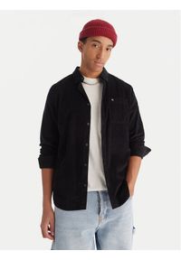 Quiksilver Koszula Smoke Trail EQYWT04652 Czarny Regular Fit. Kolor: czarny. Materiał: bawełna