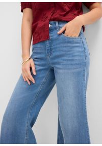 bonprix - Jeansy 7/8, wide fit. Kolor: niebieski #3