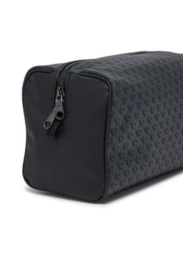 Calvin Klein Jeans Kosmetyczka Matte Aop Dopp Kit LV04G1064G Czarny. Kolor: czarny. Materiał: skóra