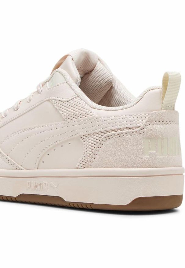 Puma - Damskie sneakersy Rebound v6 Low Coquette PUMA Island Pink Alpine Snow White. Kolor: biały, różowy, wielokolorowy
