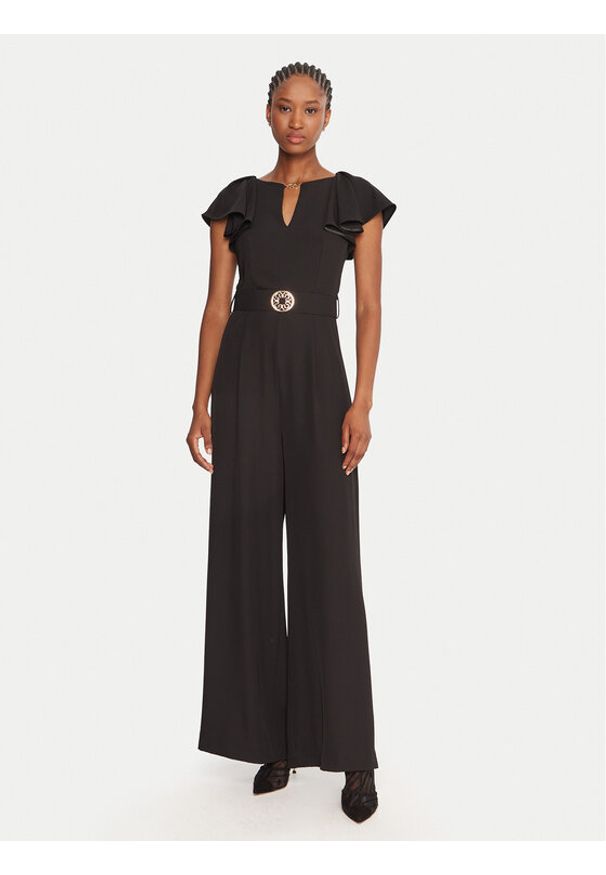 Rinascimento Kombinezon CFC0125317003 Czarny Regular Fit. Kolor: czarny. Materiał: syntetyk