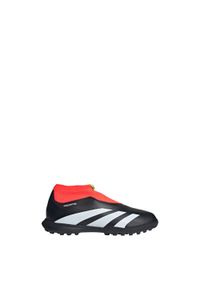 Adidas - Buty Predator 24 League Laceless TF. Kolor: czerwony, czarny, biały, wielokolorowy. Materiał: materiał #1