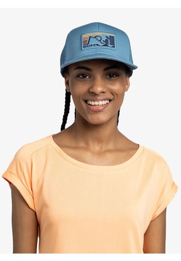 Czapka z daszkiem Buff Explore Trucker Cap - nidus blue L-XL. Kolor: niebieski. Sezon: zima