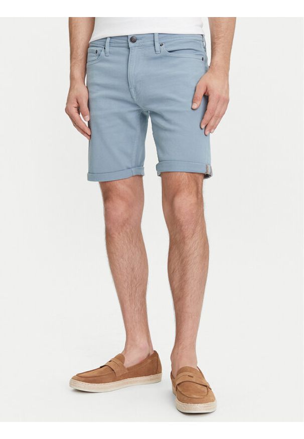 Jack & Jones - Jack&Jones Szorty jeansowe Rick 12274985 Błękitny Regular Fit. Kolor: niebieski. Materiał: bawełna