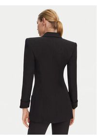 Balmain Marynarka DF1SE095ME54 Czarny Regular Fit. Kolor: czarny. Materiał: wełna