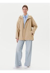 TOMMY HILFIGER - Tommy Hilfiger Parka WW0WW45621 Beżowy Regular Fit. Kolor: beżowy. Materiał: syntetyk #4